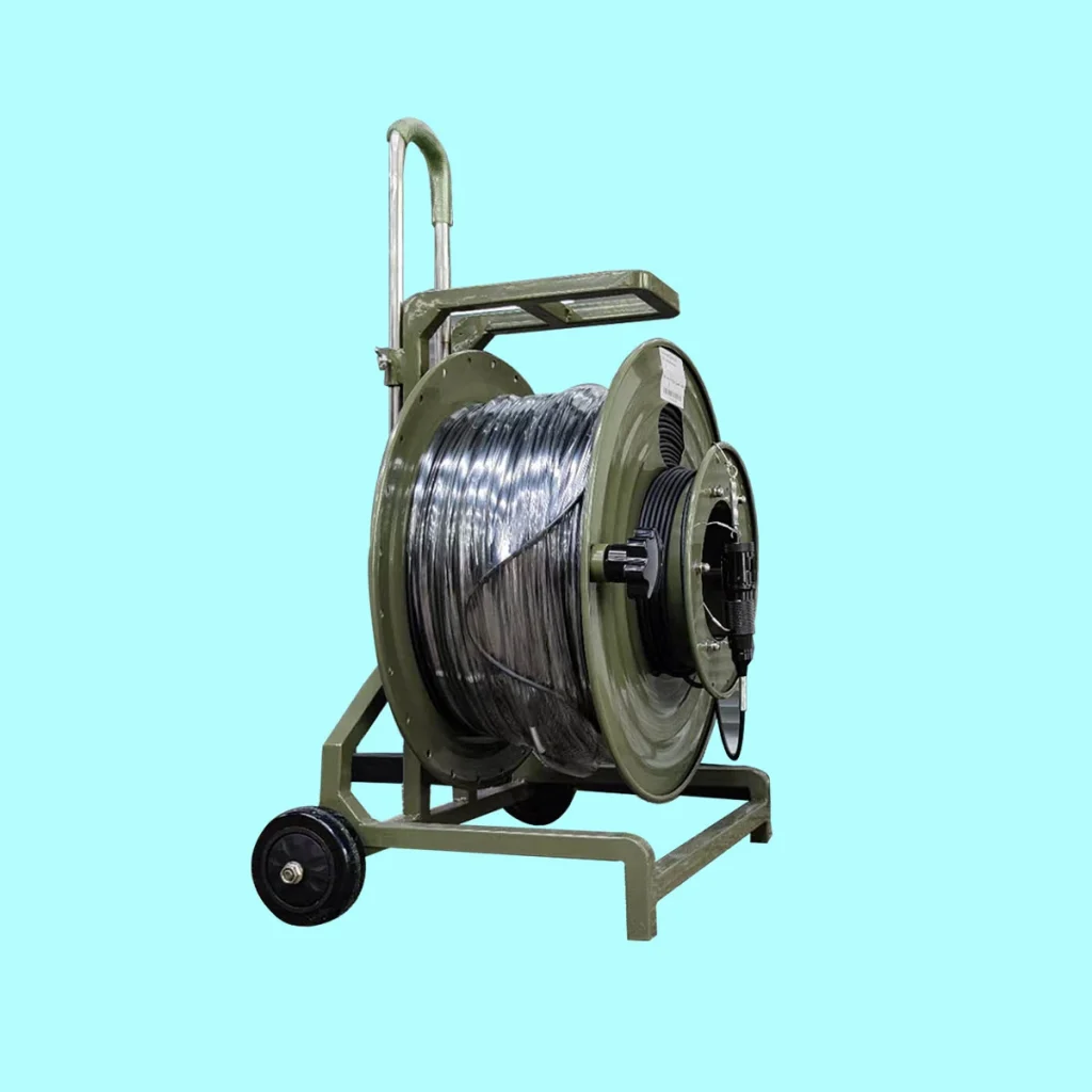 Fiber Optic Cable Reels, Fiber Optic Ready Cable Reel, High quality fiber patch cord reel, portable fiber cable reel, Fiber Optic Tactical Cable Reel